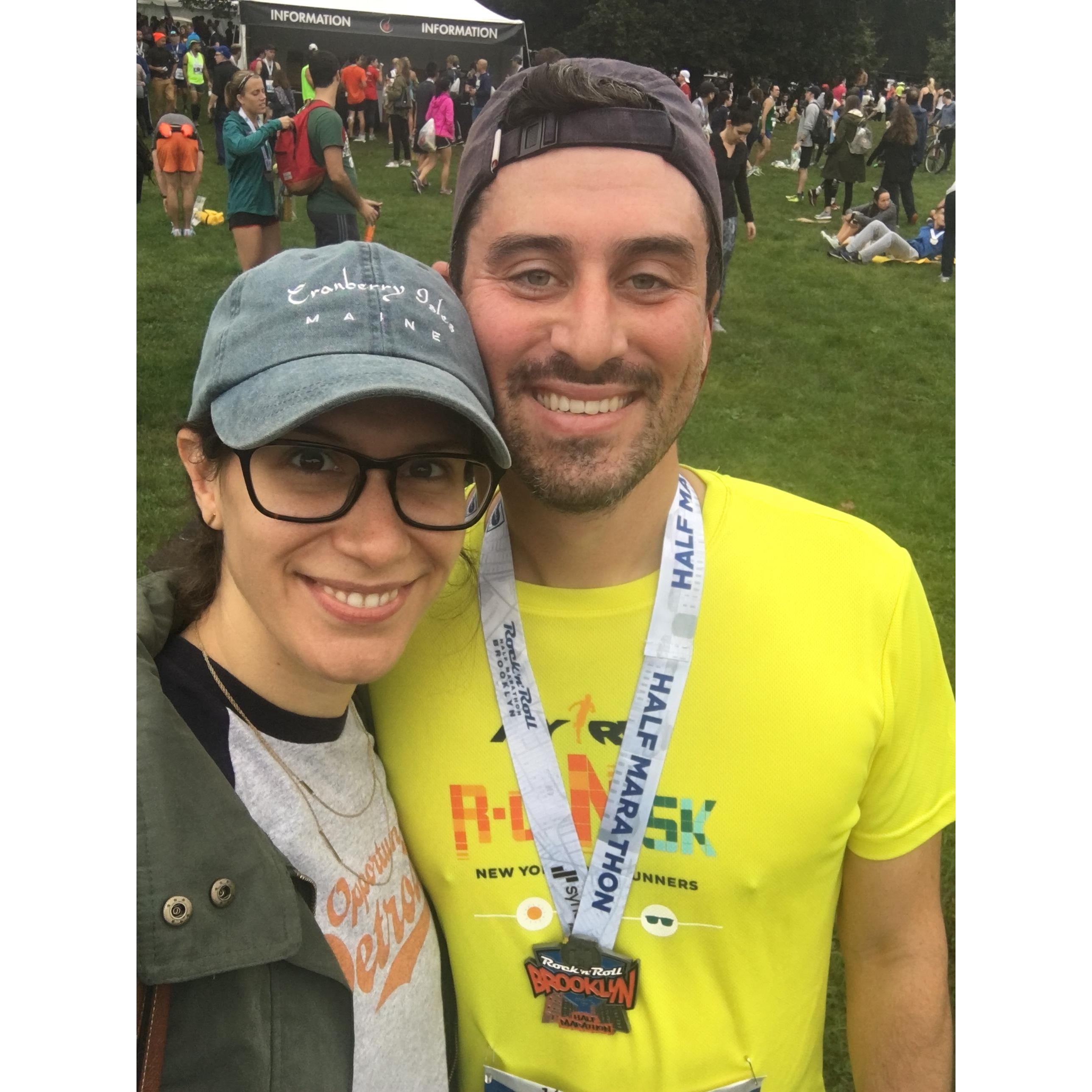 Drew's 1st Half Marathon!