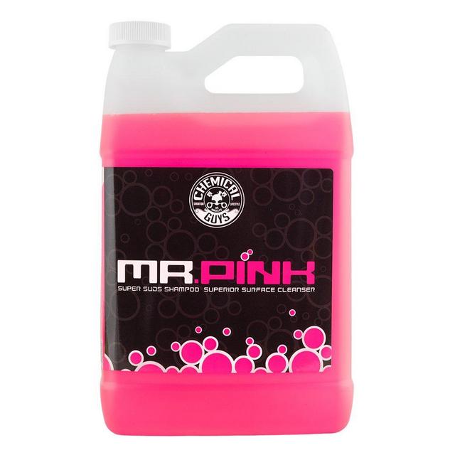 Chemical Guys CWS_402 Mr. Pink Foaming Car Wash Soap (Works with Foam Cannons, Foam Guns or Bucket Washes), 1 Gallon, Candy Scent
