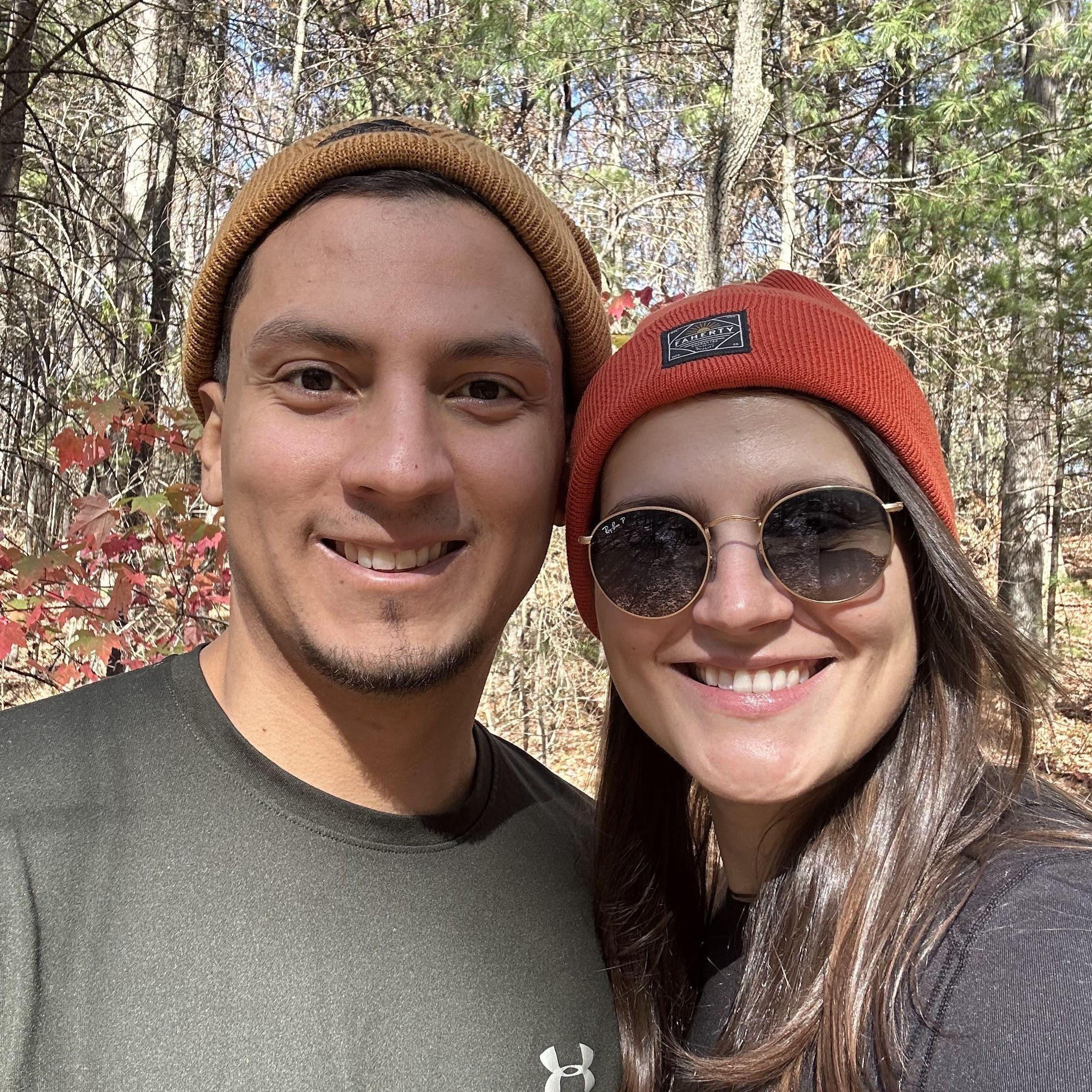 Hiking in the Blue Ridge Mountains outside of Asheville, NC