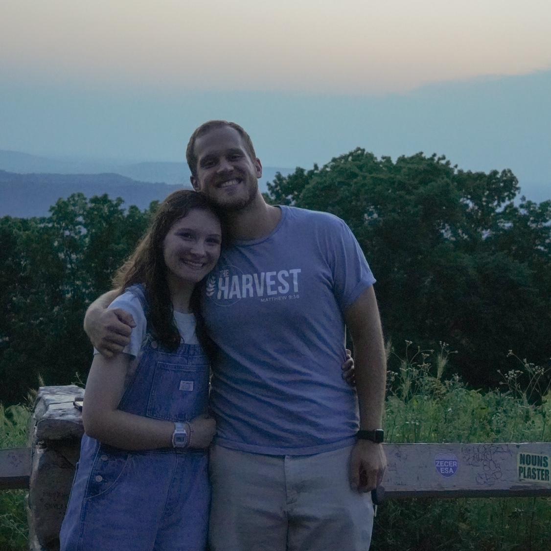 Sunset rock before we left for Louisville and camp for the summer!