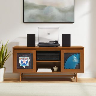 Dempsey Record Cabinet with Storage Console
