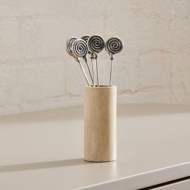 Solei Metal Cocktail Picks, Set of 6