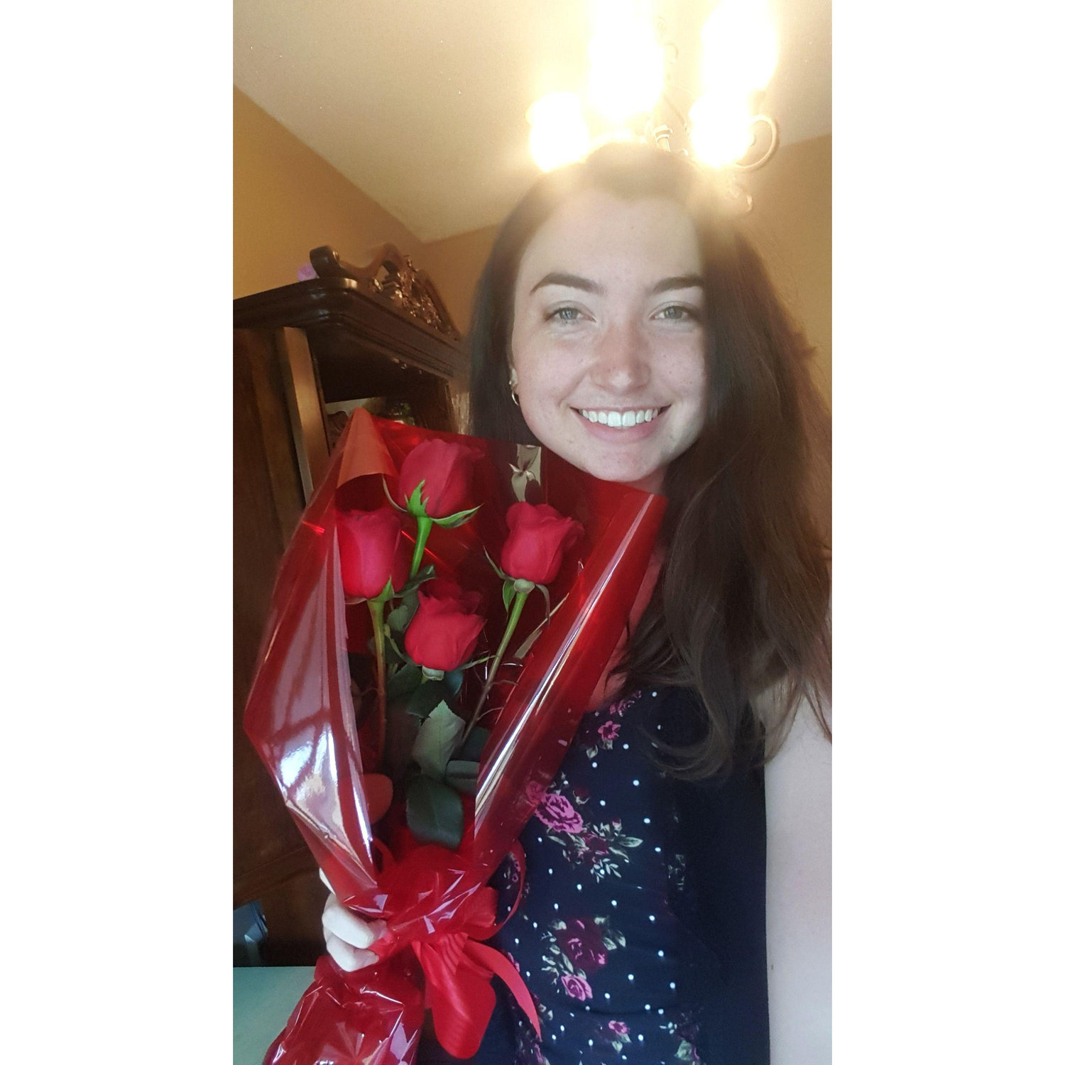 Flowers from our very first date together in September of 2019.