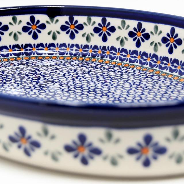 Polish Pottery Oval Baker