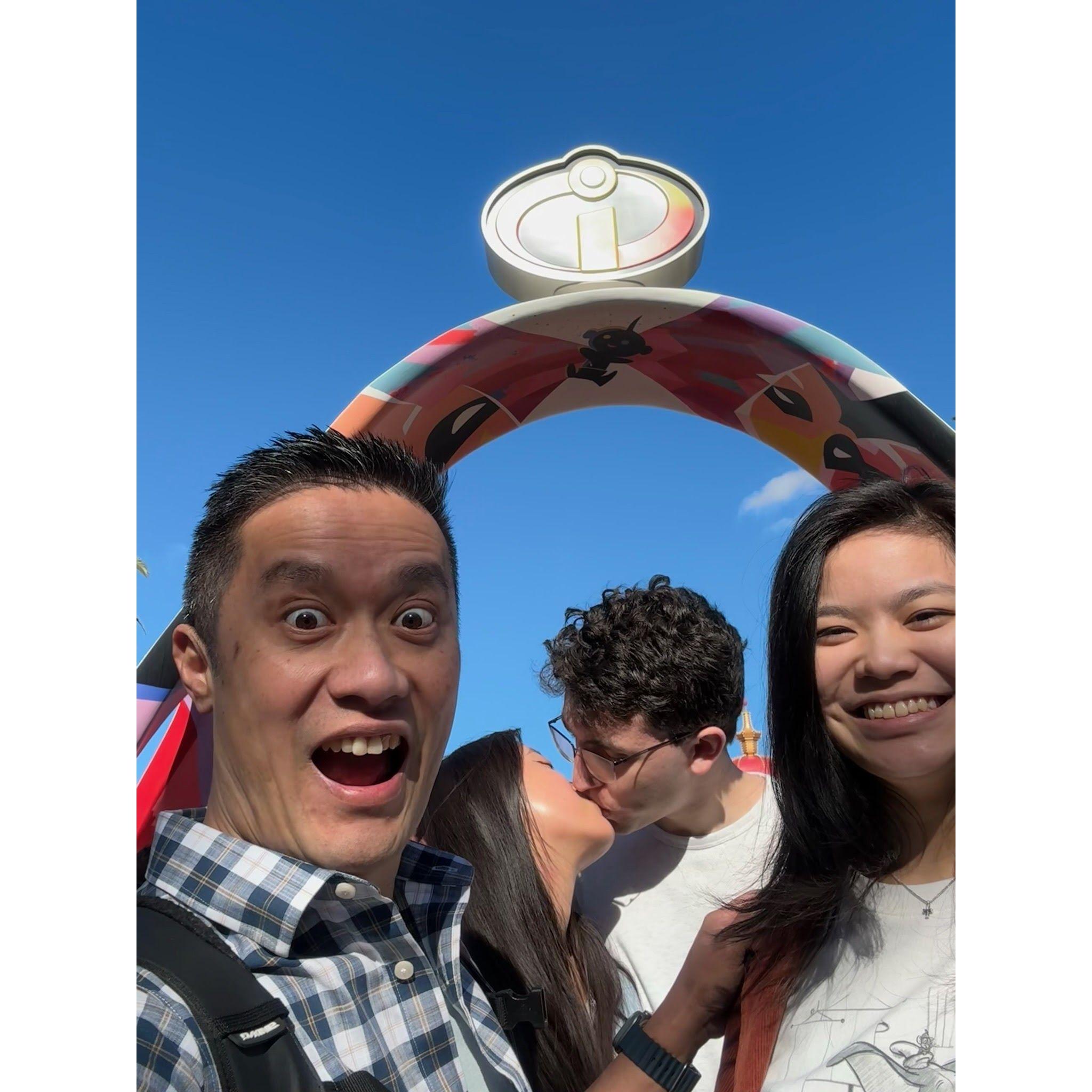January 2, 2024 - Fun selfie after surviving the Incredicoaster lol