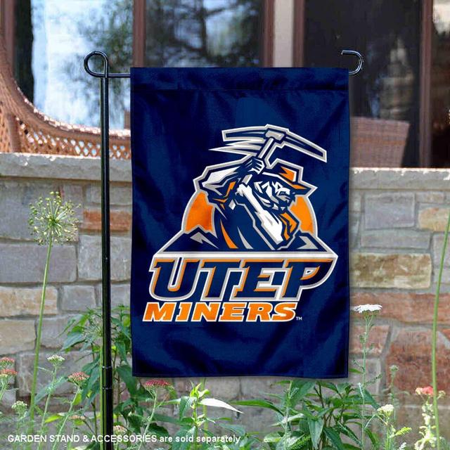College Flags & Banners Co. Texas El Paso Miners Navy Garden Flag