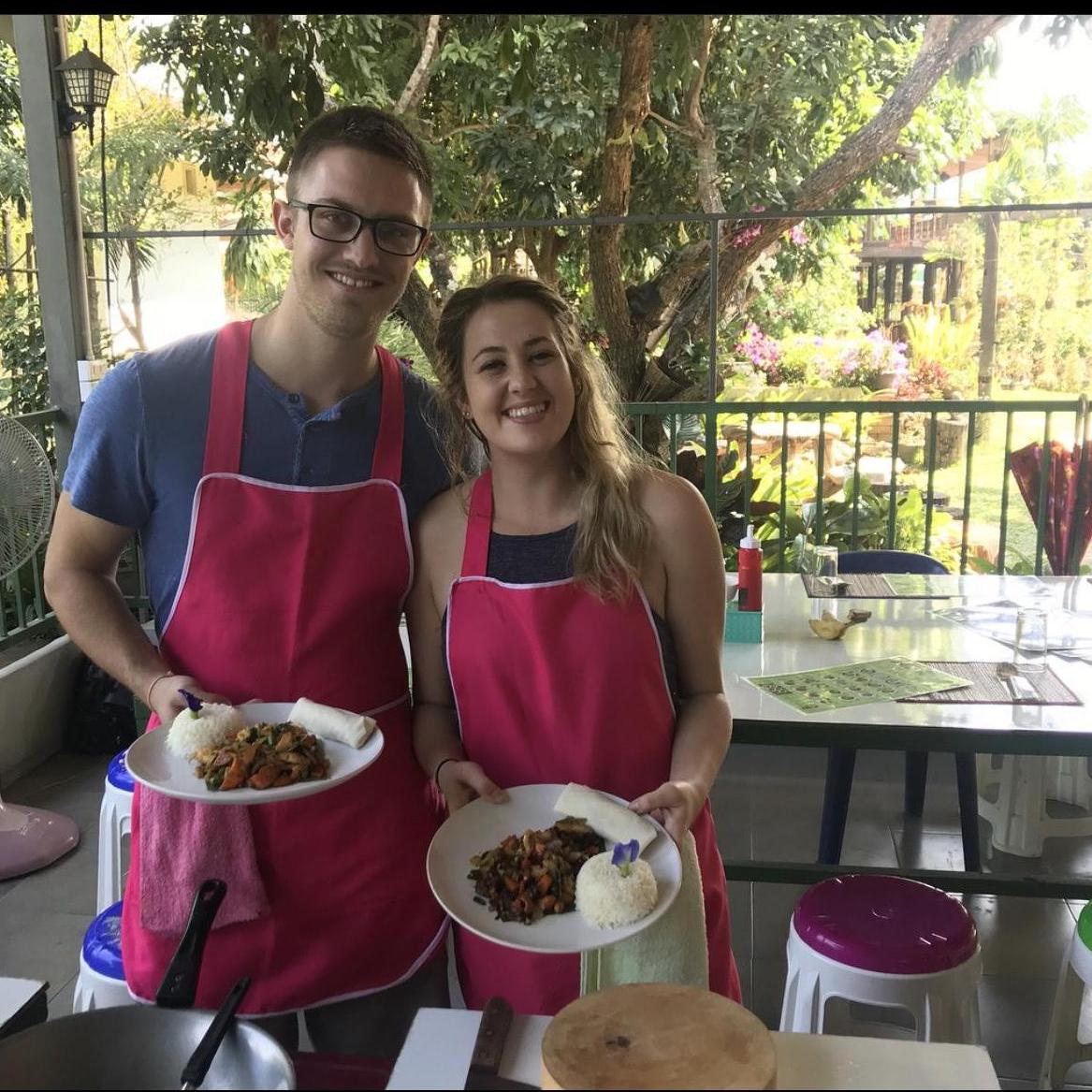 A 3 course Thai cooking class!
Taken in: Chaing Mai, Thailand