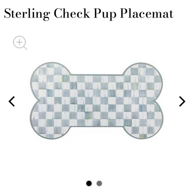 Sterling Check Pup Placemat