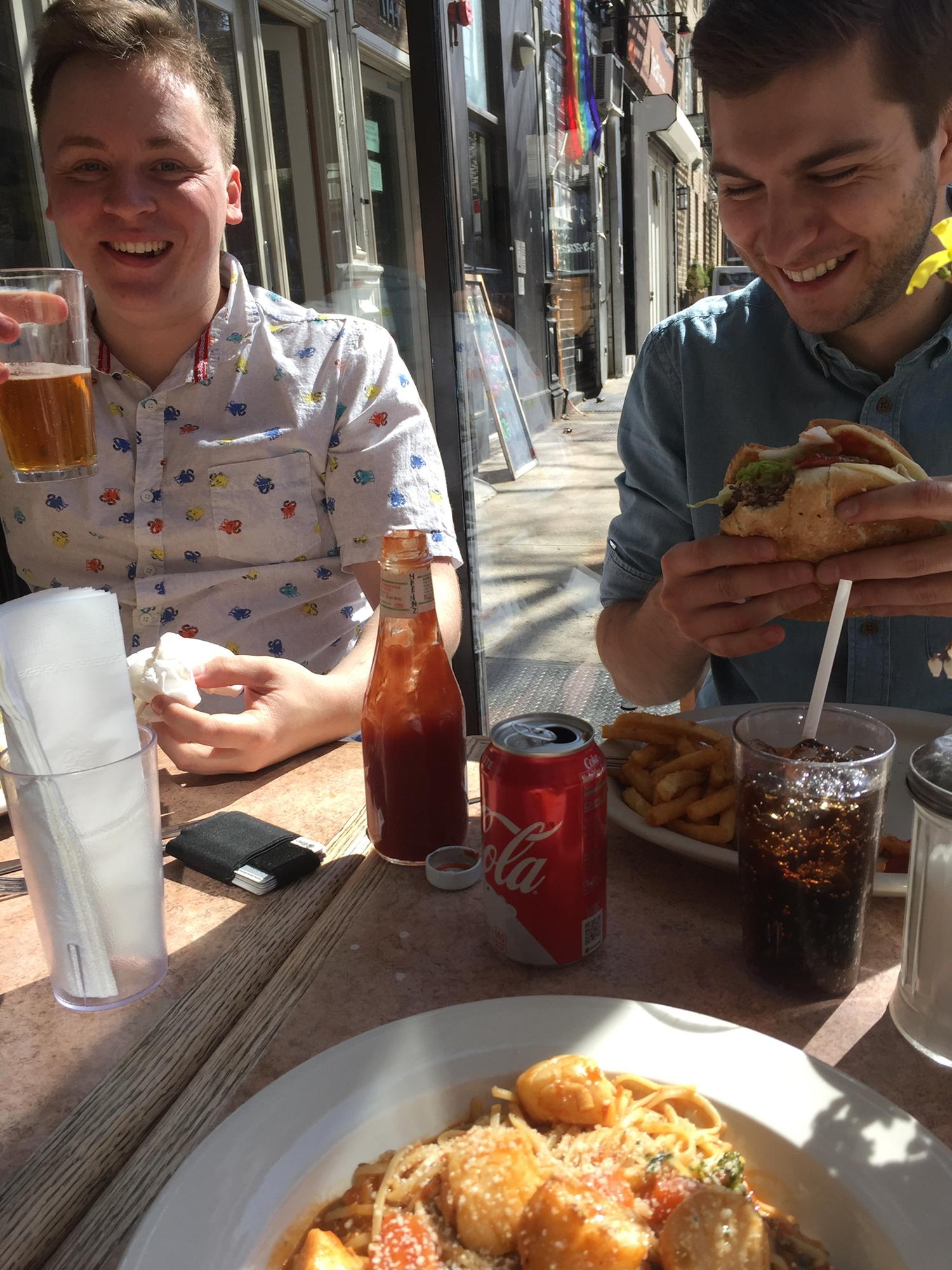 One of our first outings in NYC!