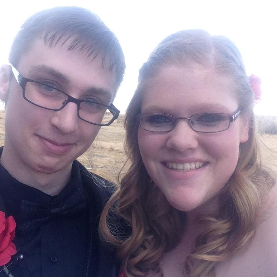 Our very first picture together -- Prom 2015!