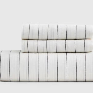 European Linen Fitted Sheet Set - King