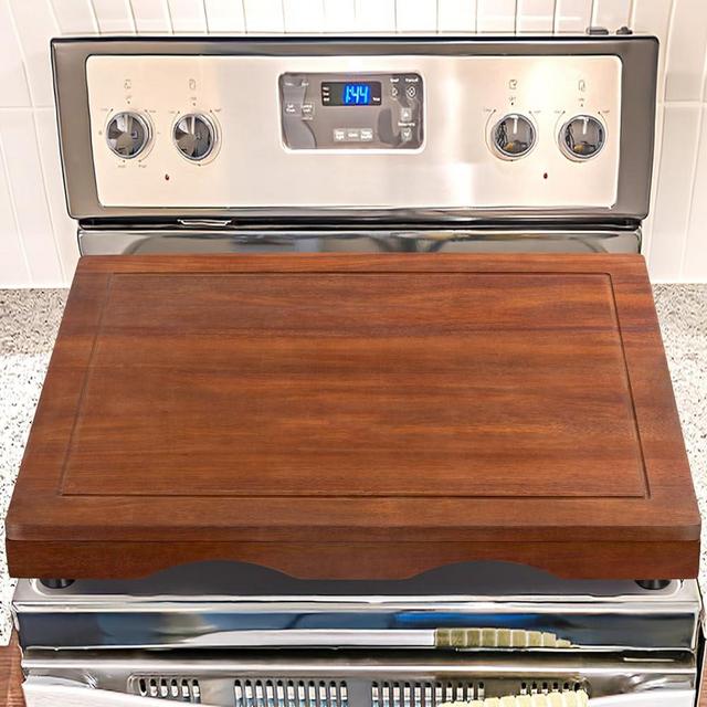 GKOKG Stove Top Cover Board- Acacia Stove Top Cover, Noodle Board Stove Cover, Cutting Board Stove Top Cover, Burner Cover for Gas Stove, Electric Stove Top, RV Oven, Induction Stove