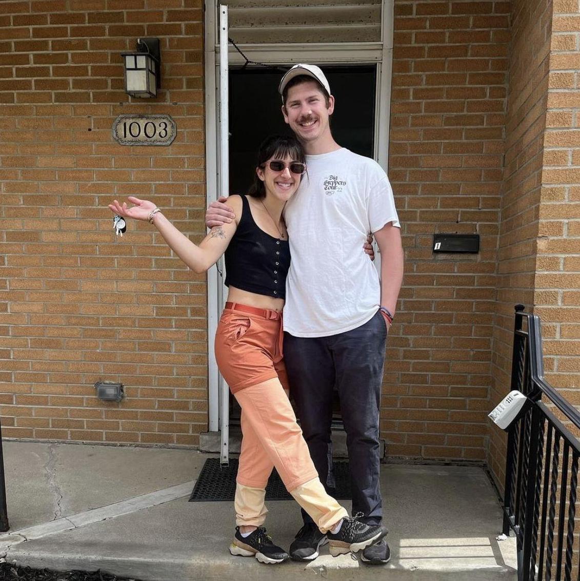 Our first home together in Ann Arbor!