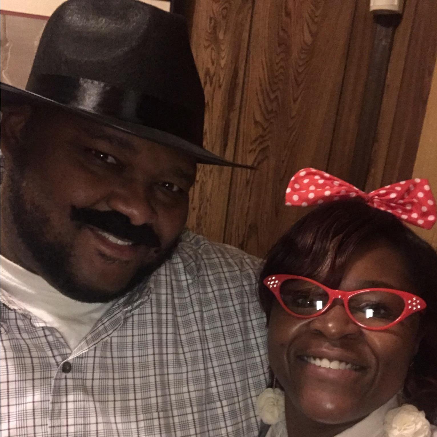 Birthday themed party with family.  We have a silly side.