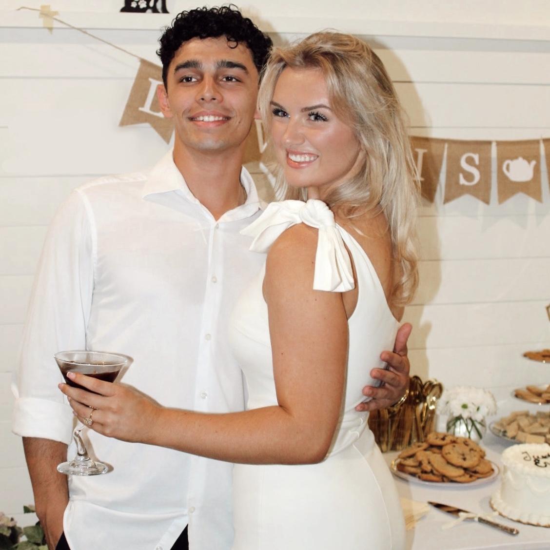 The best engagement party at the coffee shop we reconnected at!!