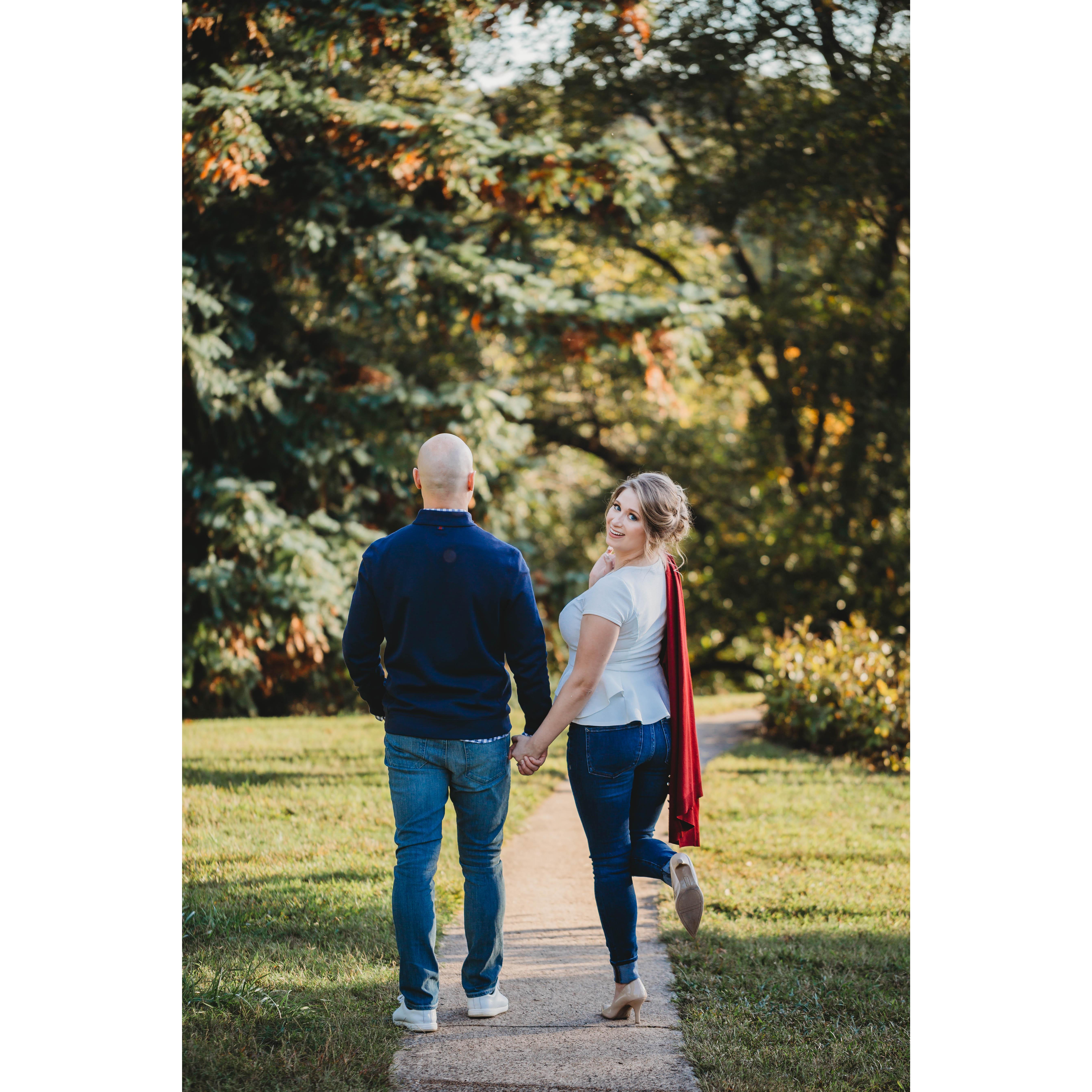 We had so much fun during our engagement shoot!