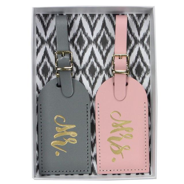 Bridal Shower Gift, Mr and Mrs Luggage...