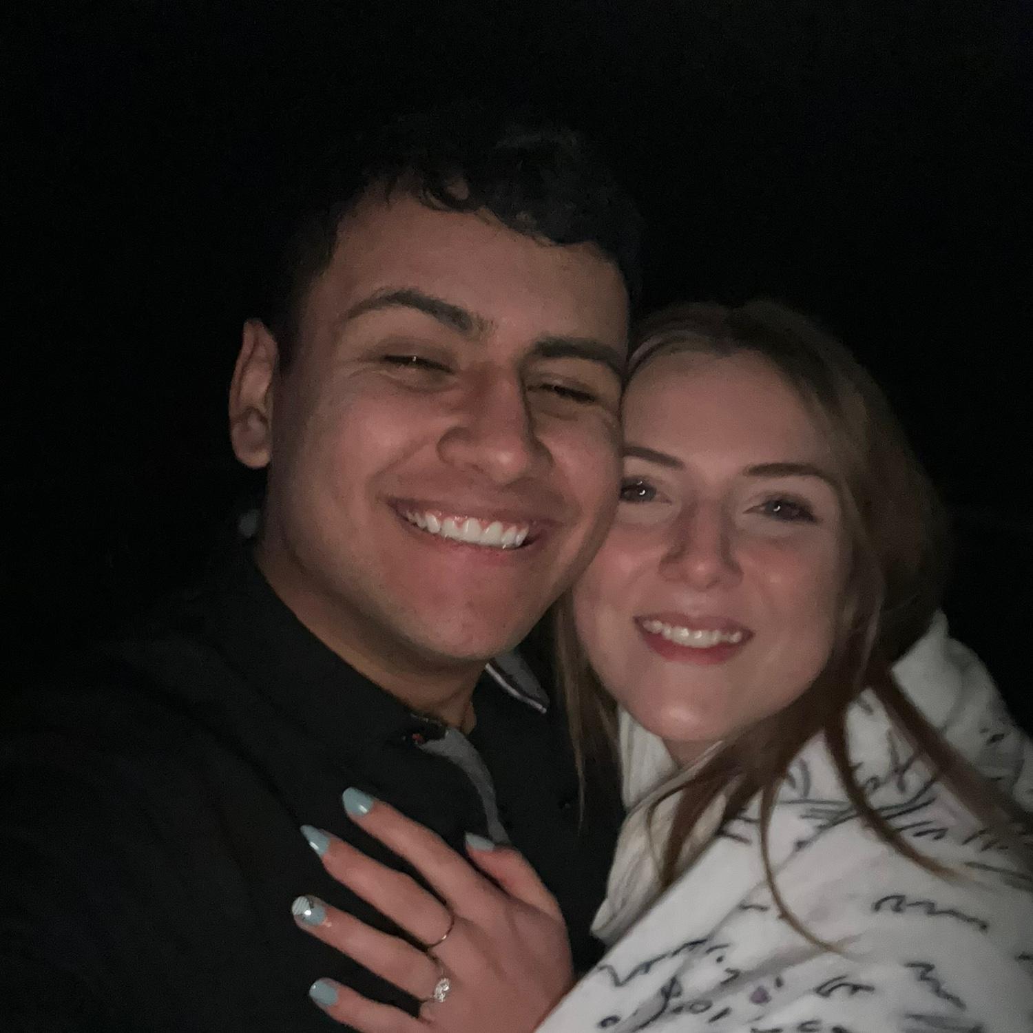 Night we got engaged!
