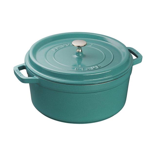 5.5 qt, round, Cocotte, turquoise
