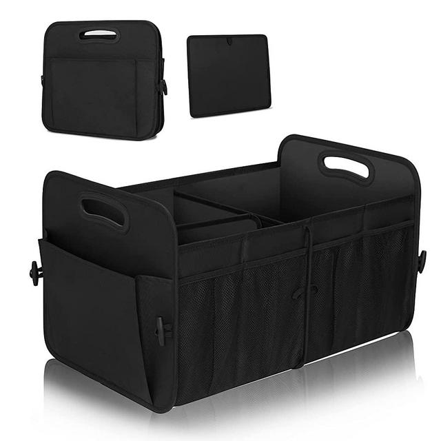 Femuar Car Trunk Organizer,Car Storage Organizer with 72L Large Capacity Waterproof Collapsible and 11 Pockets,Trunk Organizer for Car Suv/Jeep/Sedan