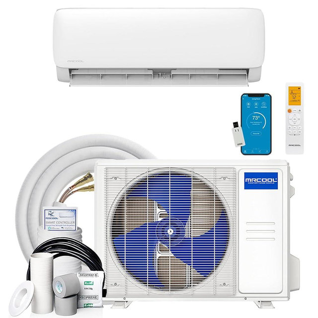 MRCOOL 18000 BTU 230V Ductless Inverter Mini Split Air Conditioner & Heat Pump System, Easy Pro Series - Wall-Mounted AC Unit w/Heating and Cooling for Home, Office & Commercial Space