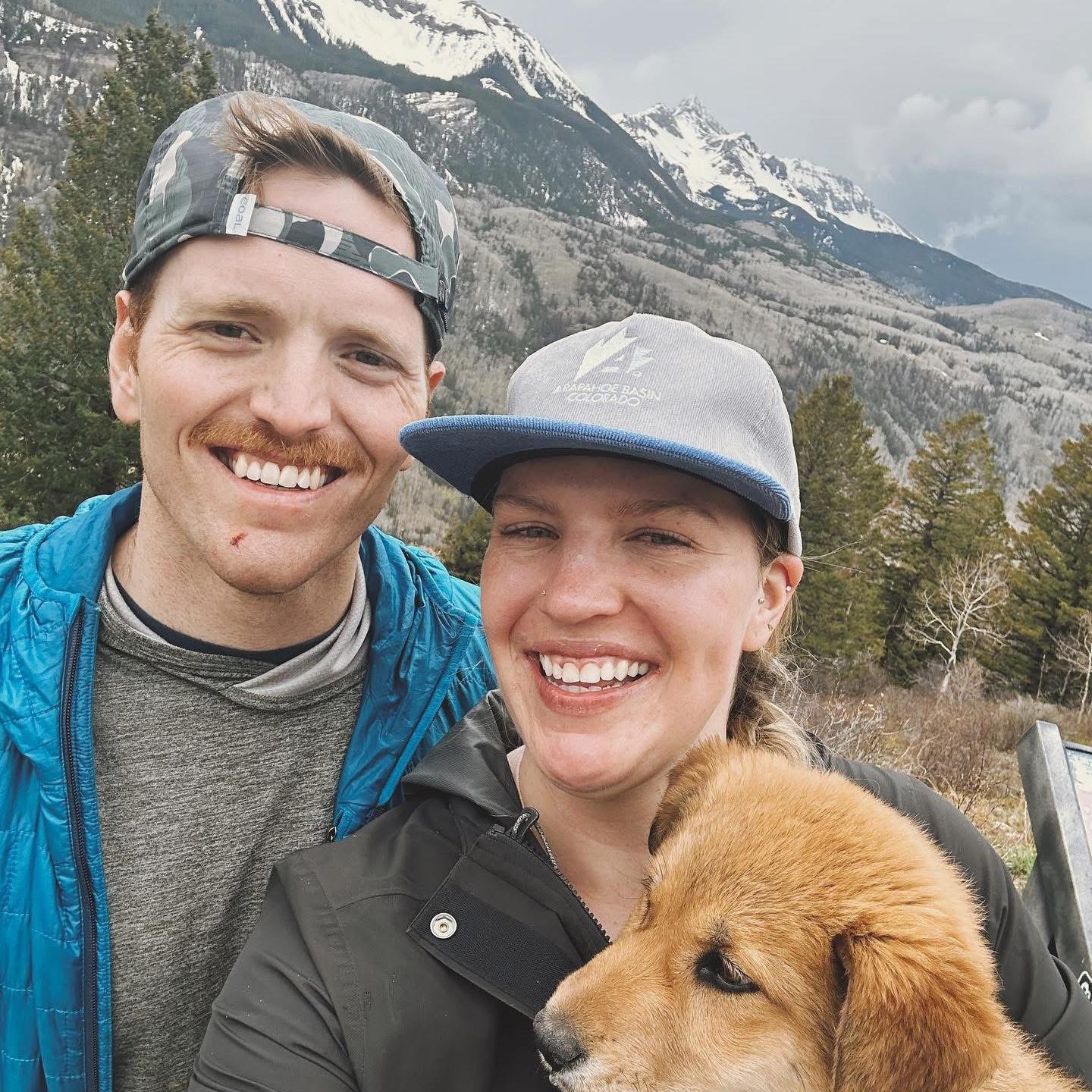 Wilma’s first little adventure out in telluride when we went to adopt her!