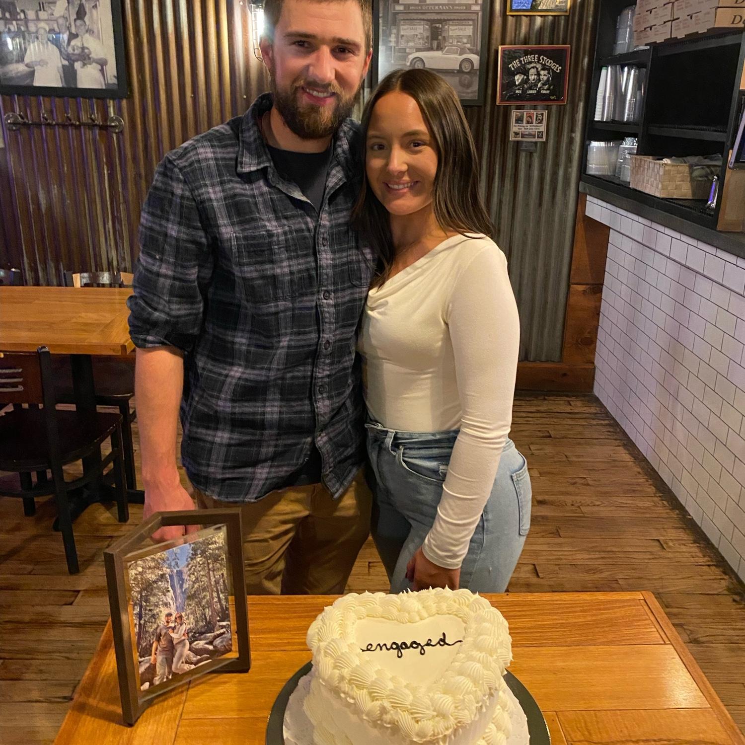 Coming home and planning our engagement party with our closest family and friends