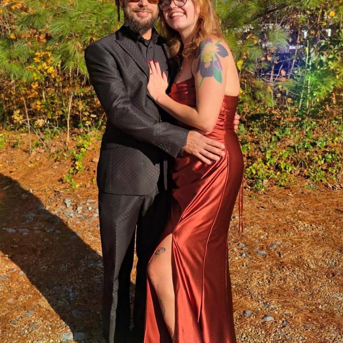 Michael and Ciearra at Shane and Eva’s wedding November 2025! 🖤