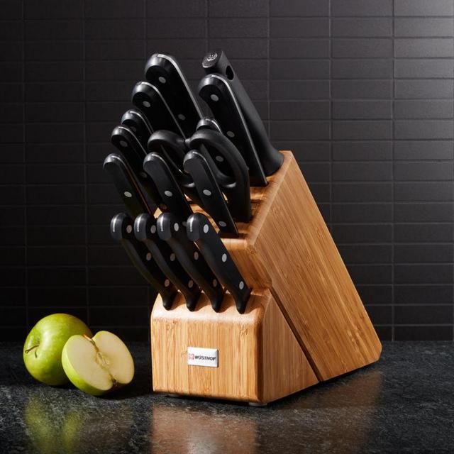 Wusthof ® Gourmet 16-Piece Bamboo Knife Block Set