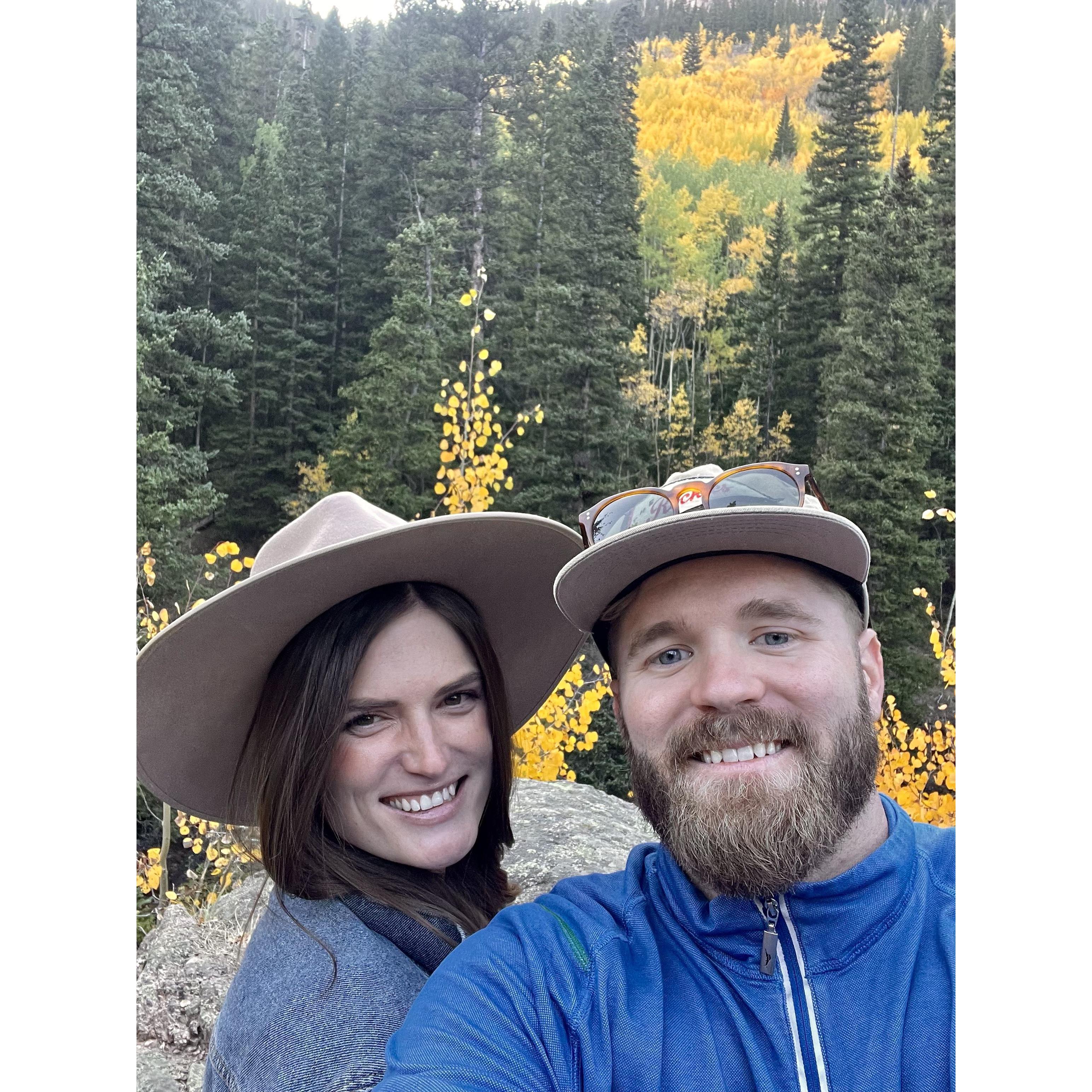 2021: leaf peepin picnic on Guanella Pass