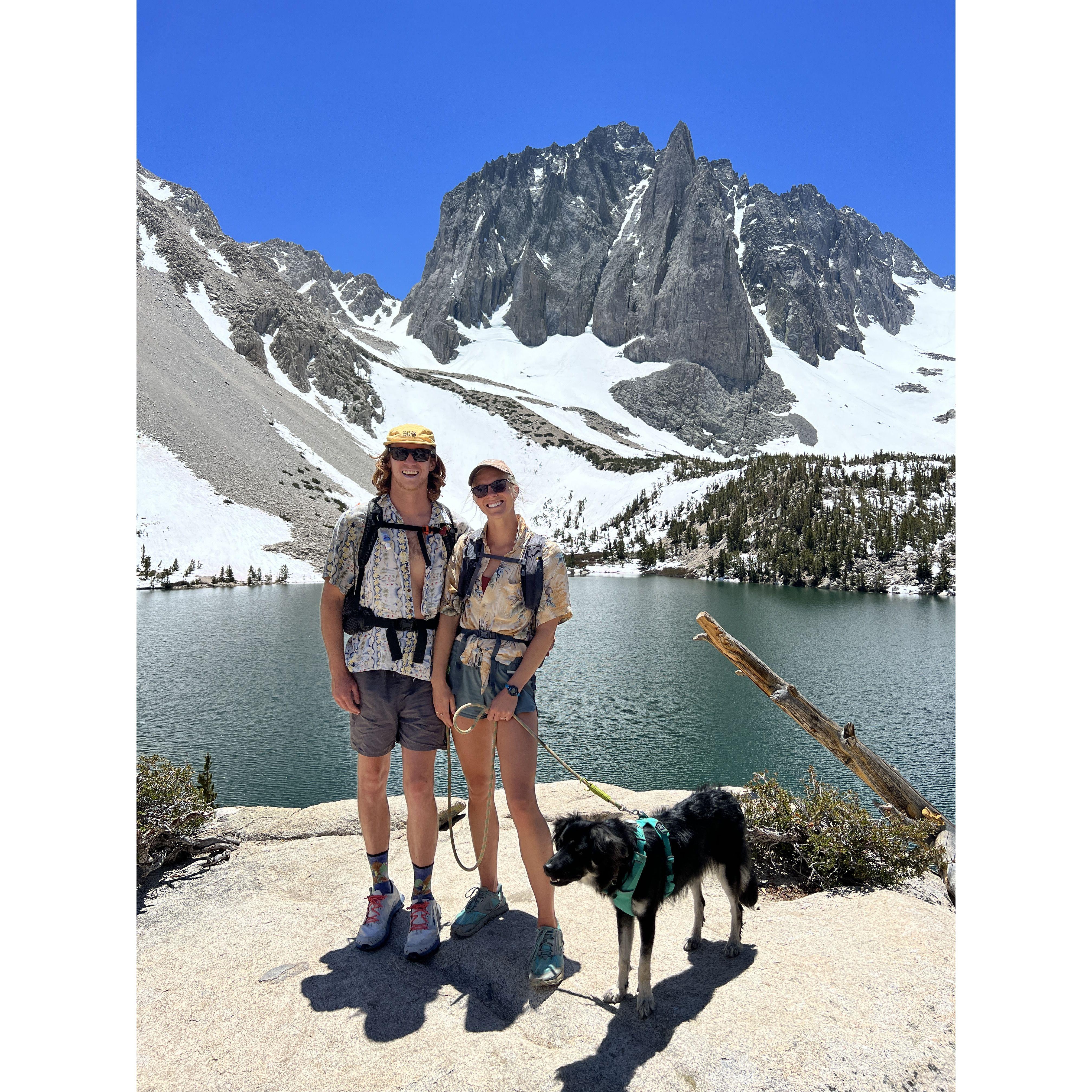 We took Lola on her first camping trip to one of our favorite places: the Eastern Sierra 🏔️ (summer 2023)