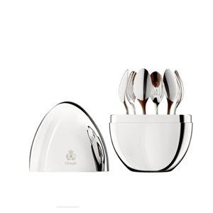Christofle - Mood Coffee, 6-Piece Silver-Plated Espresso Spoon Set with Chest