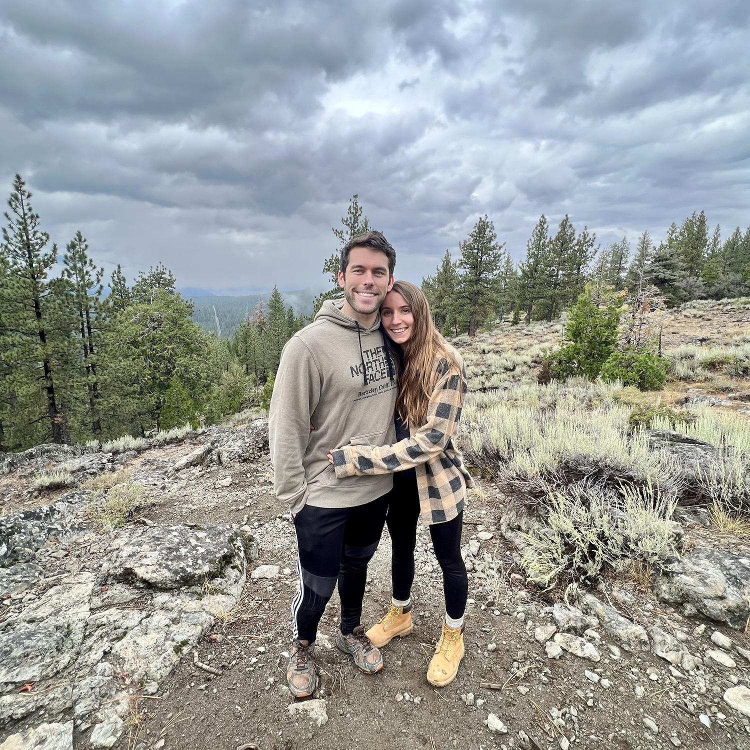 Camping with friends.