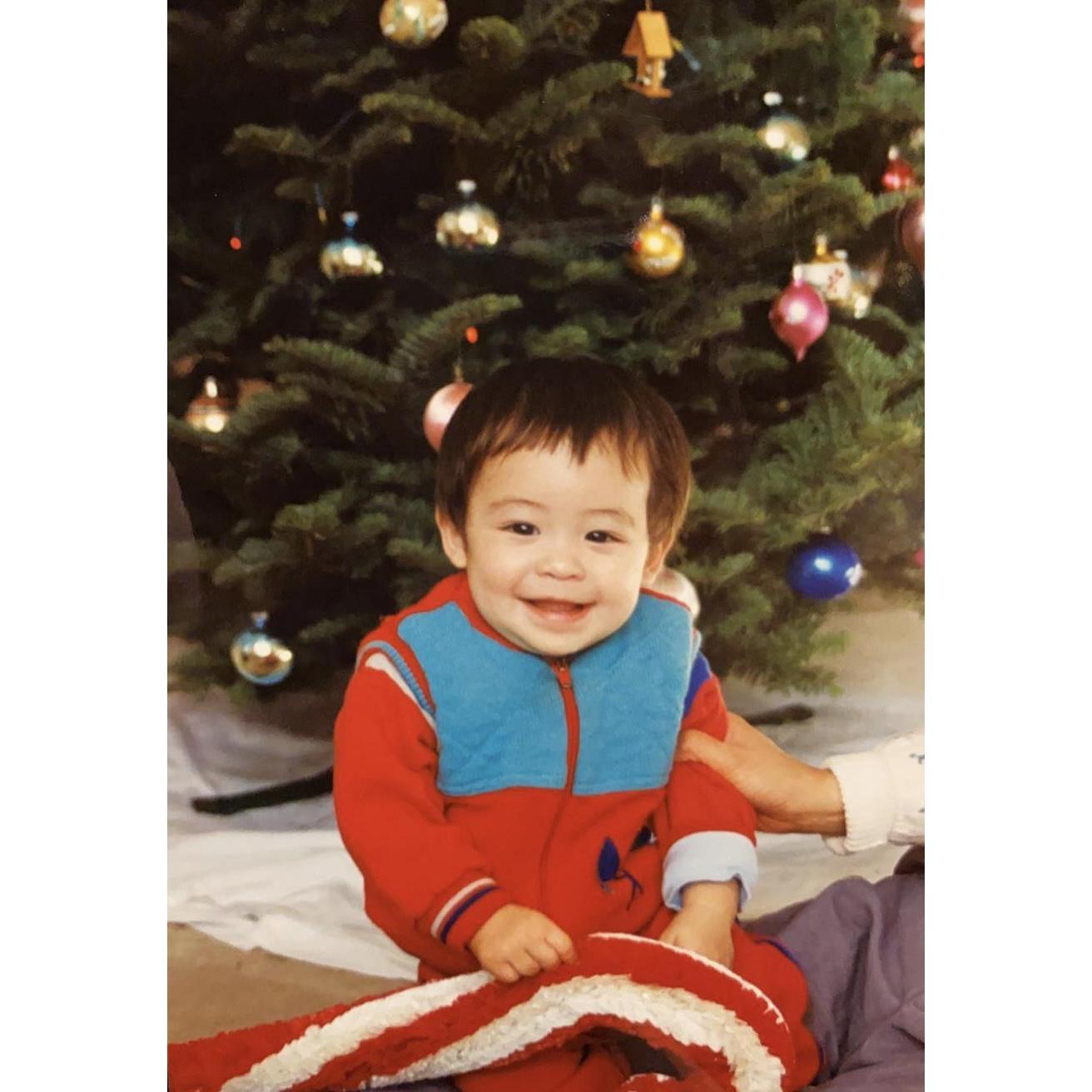 Baby Michael! Christmas in 1993. 9 months old.