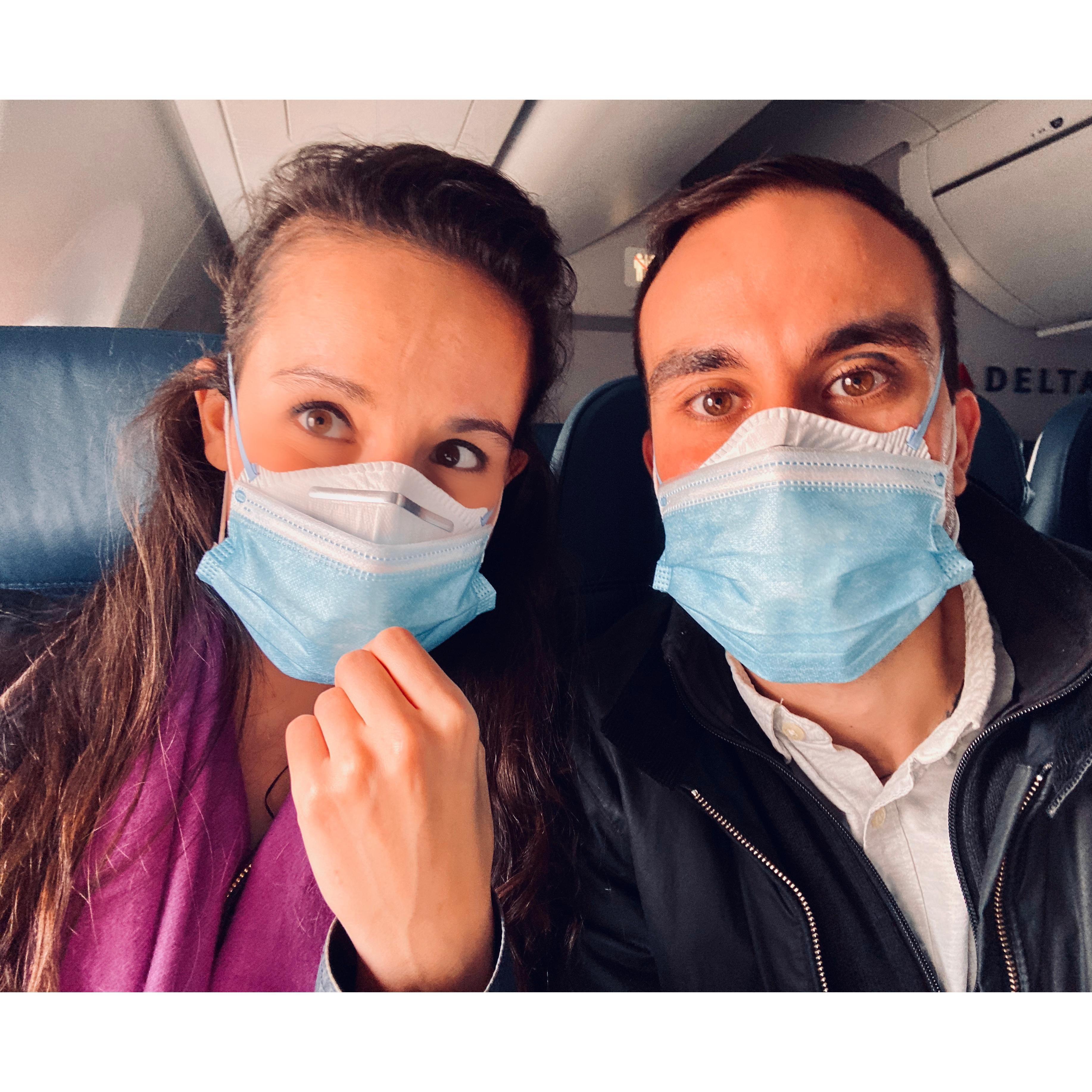 Necessary air travel became even more stressful during COVID.