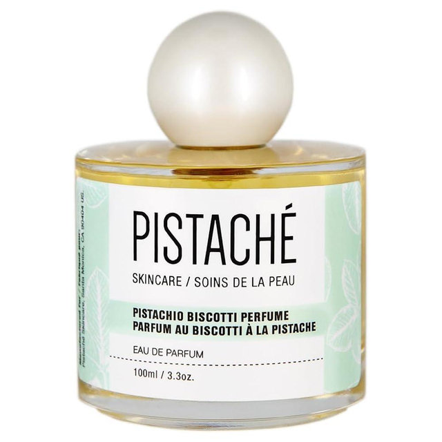 Pistaché Skincare Pistachio Biscotti Perfume Eau de Parfum + Nutty + Lightly Sweet + Boyfriend Butter Scent, 3.38 oz