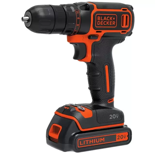 20-Volt MAX Lithium-Ion Cordless 3/8 in. Drill/Driver with Battery 1.5Ah and Charger