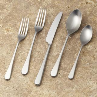 Iona Satin 5-Piece Flatware Set, Set of 4
