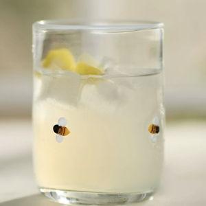 Bee Icon Juice Glass