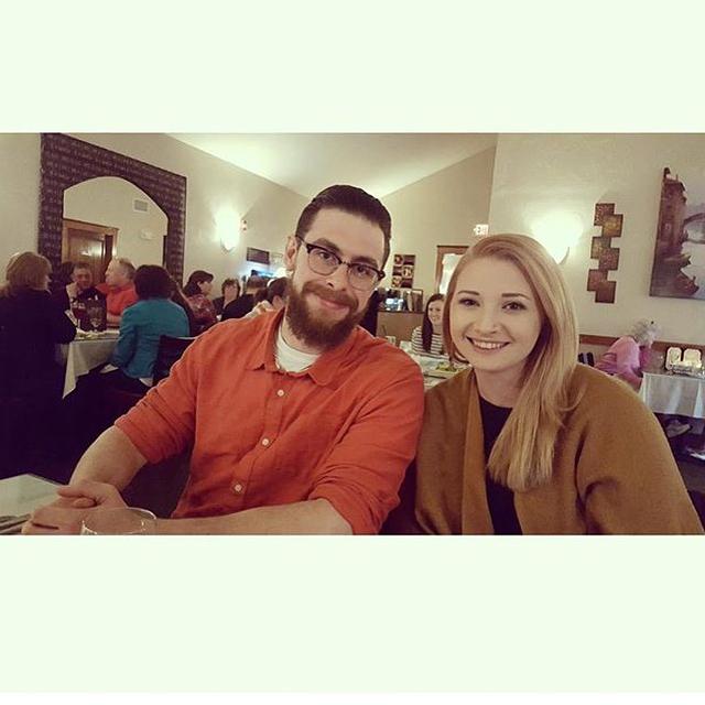 Our first photo together.