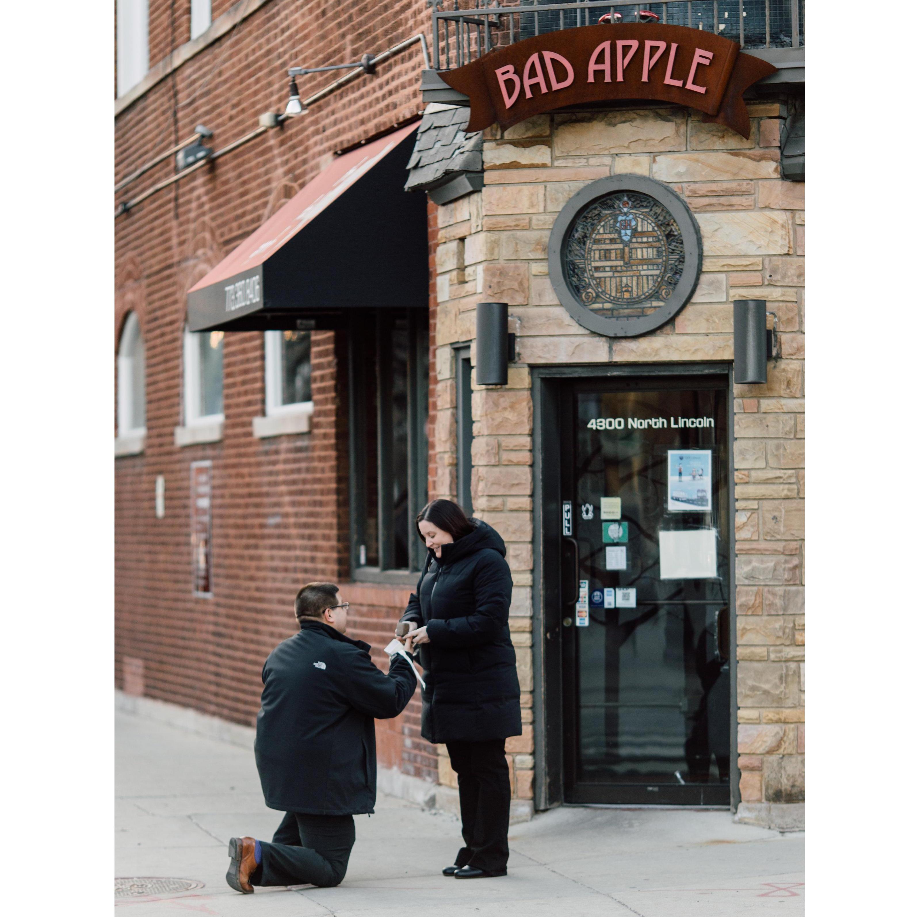 The proposal!