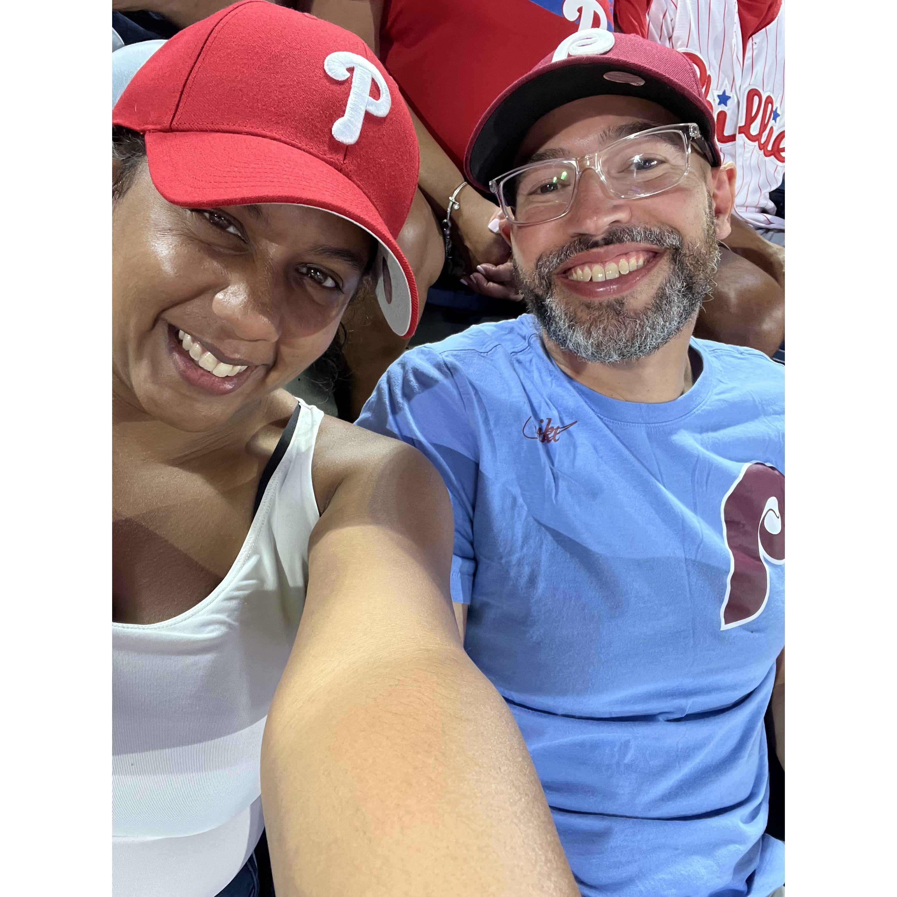 First Phillies game together!
