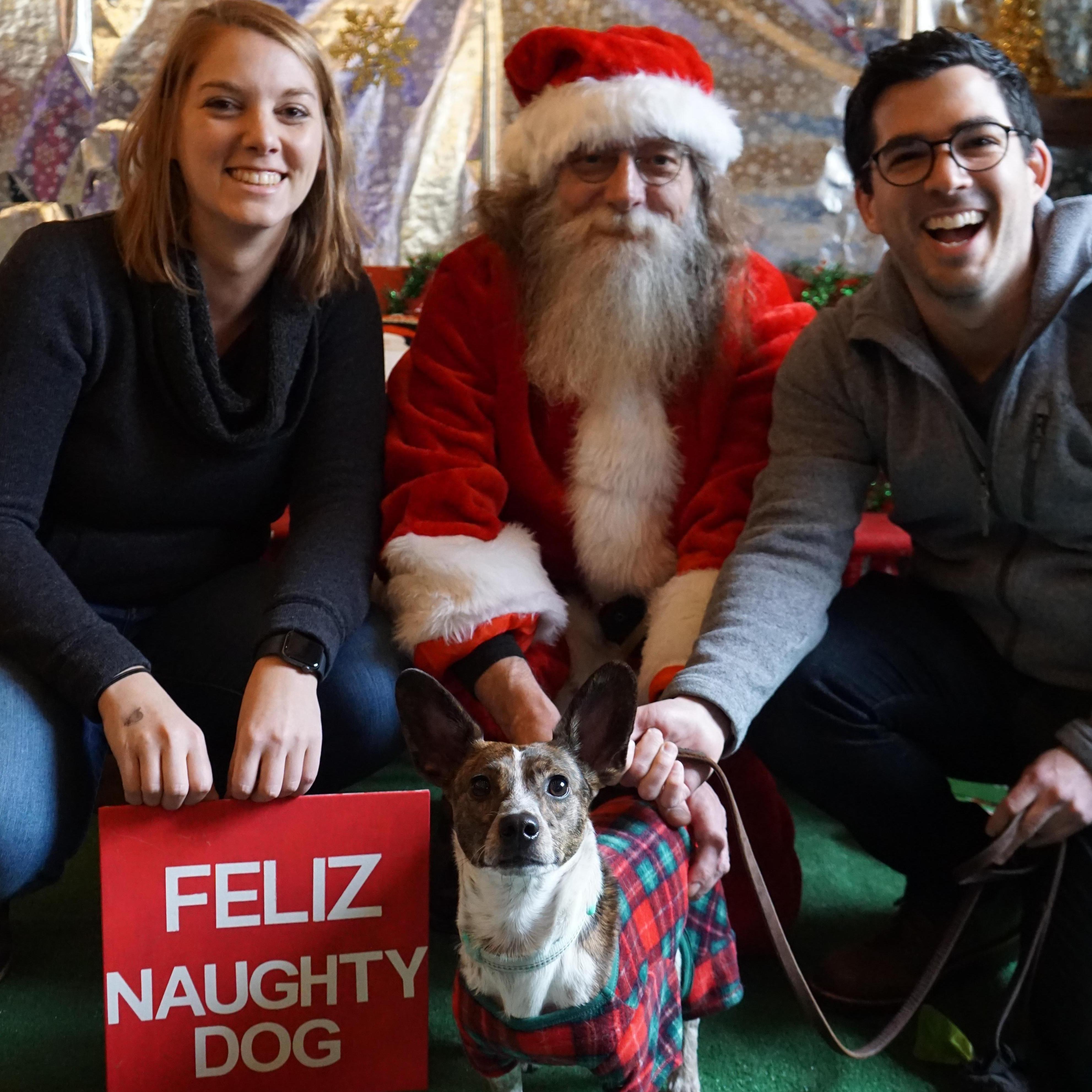 Coda's First Picture with Santa // December 2019
