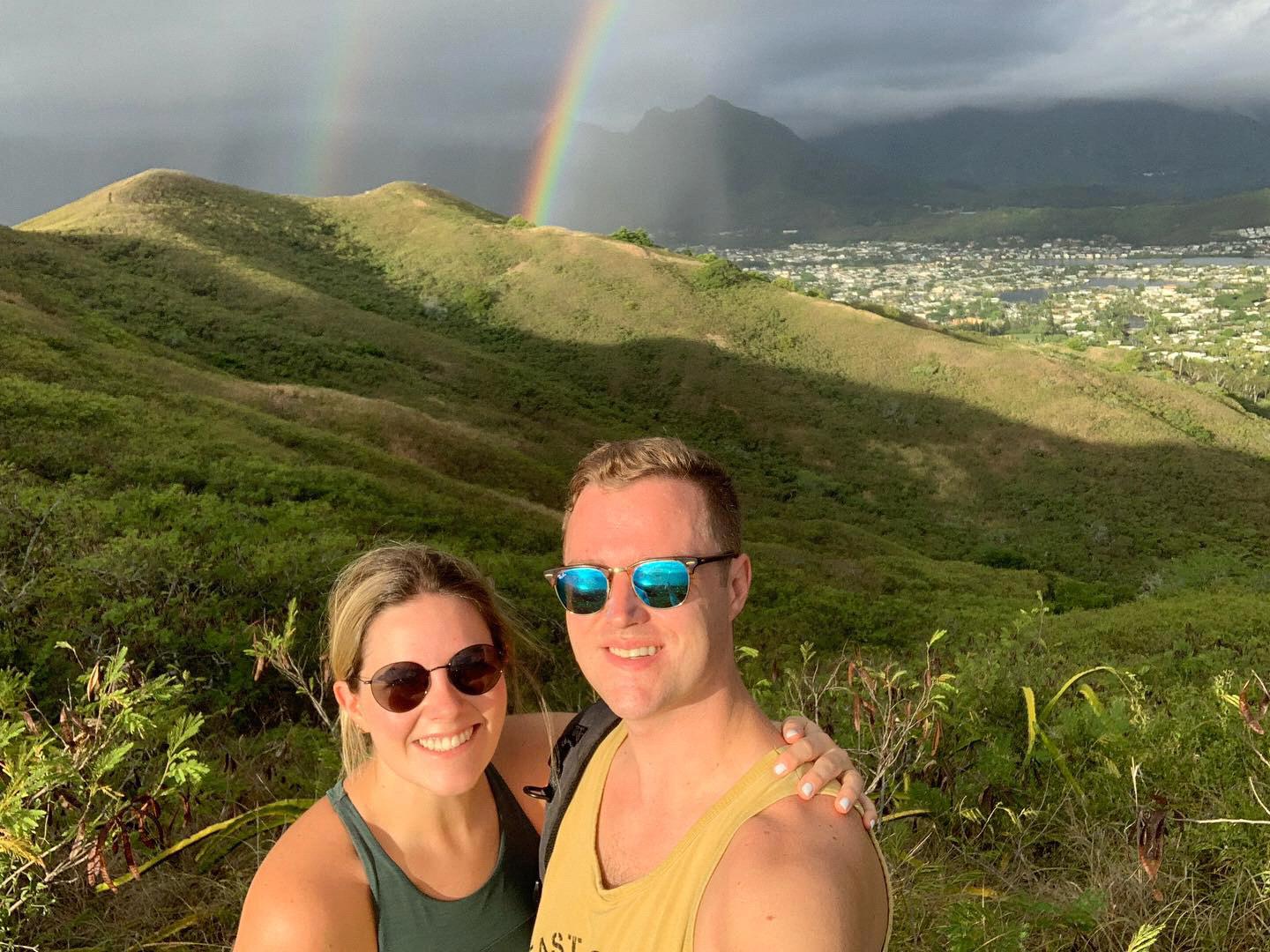 Double rainbow 🌈🌈 [Oahu, Hawaii]