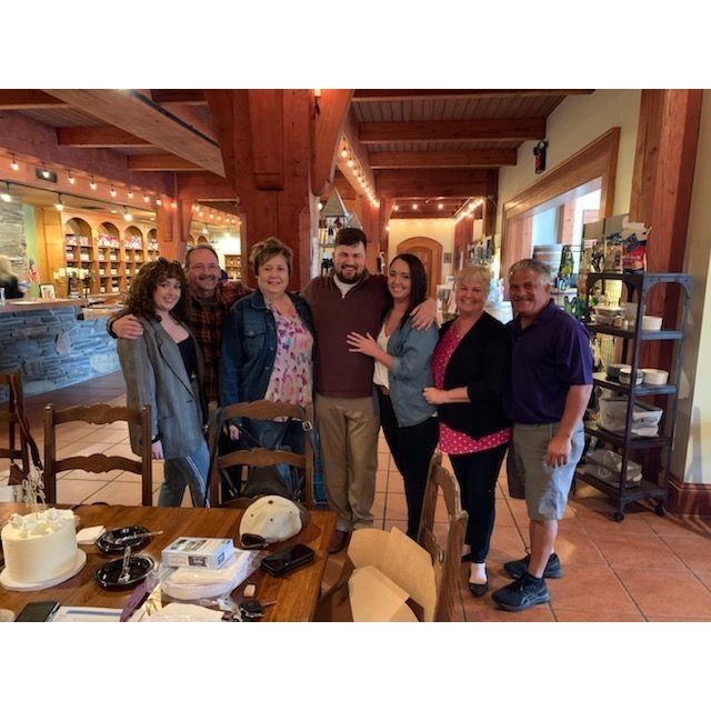 Engagement celebration at Chateau Morrisette