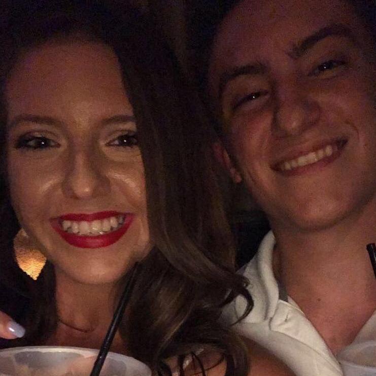 We said, "I love you" for the first time before this photo