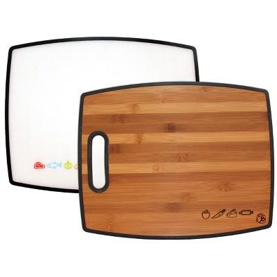 Totally Bamboo 2-in-1 Bamboo Cutting Board 15"