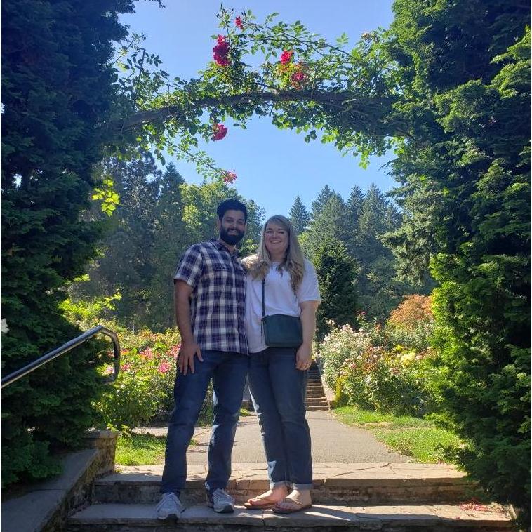 Rose garden in Portland!!
