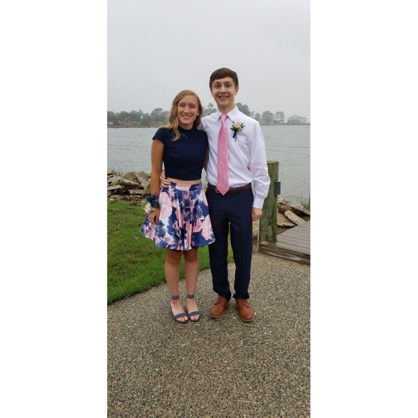 Senior year homecoming dance