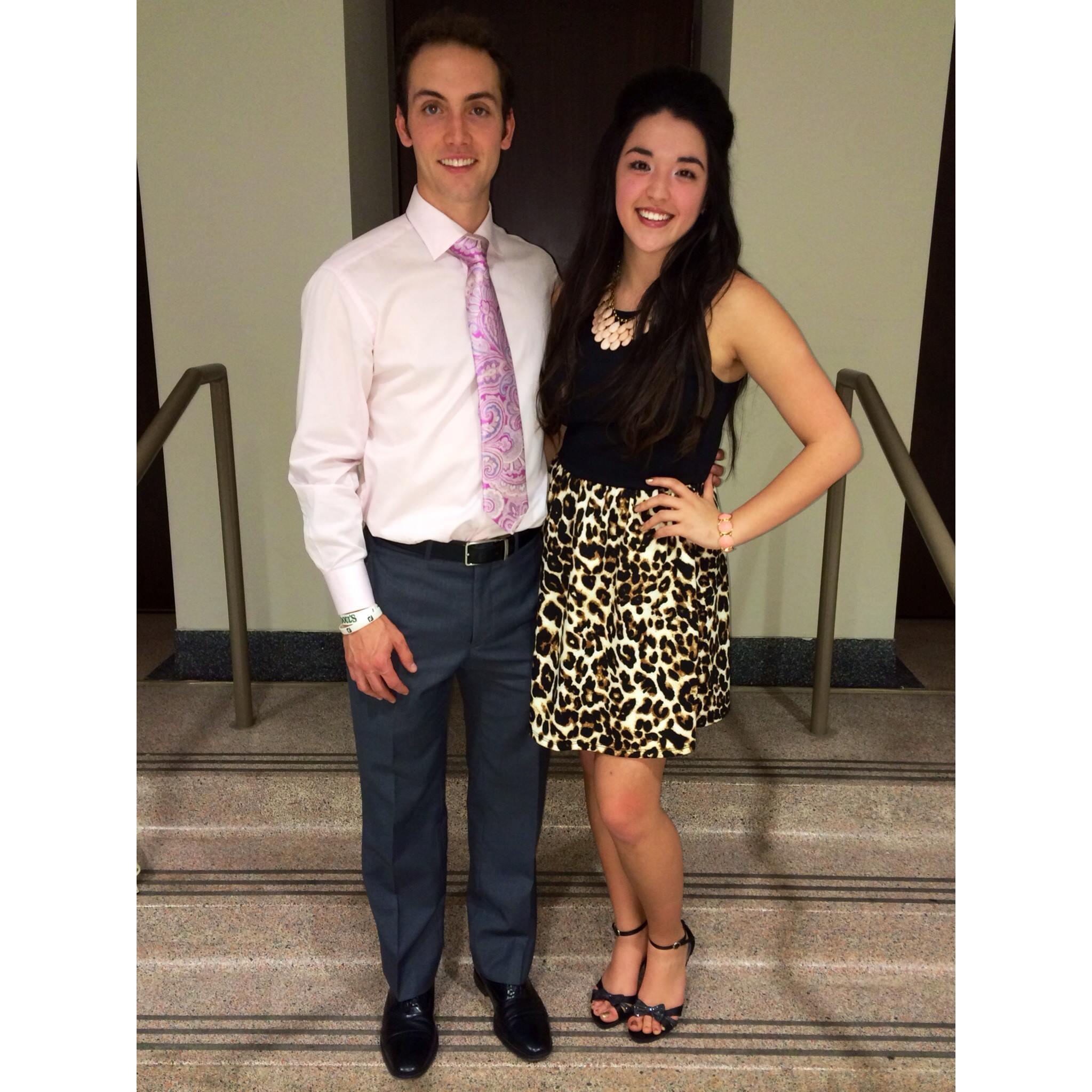 Senior year Gustavus President's Ball (2014)